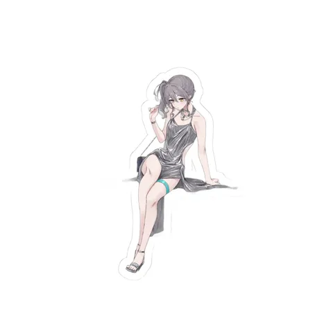Stelle Silver Gown sticker