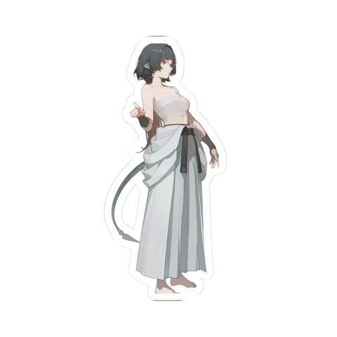 Jane Doe Martial Arts Outfit sticker