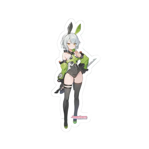 Anby Demara Green Bunny Ears sticker