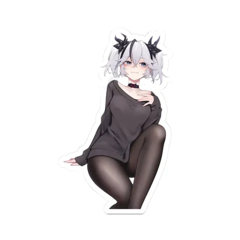 Camellya Black Sweater sticker