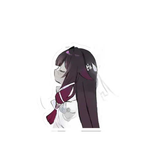 Columbina Biting Pillow sticker