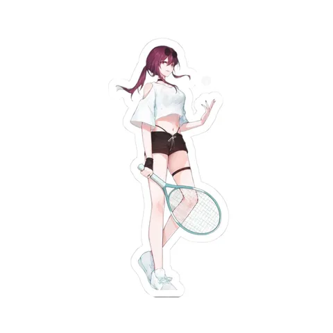 Kafka Tennis Outfit sticker