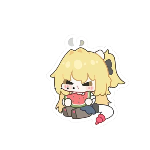 Cissia Eating Watermelon sticker