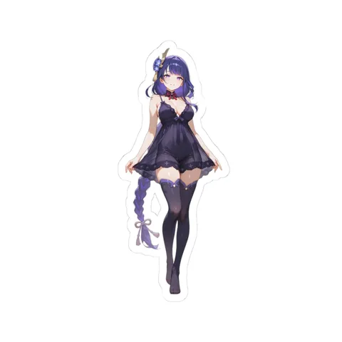 Raiden Shogun Purple Nightgown sticker