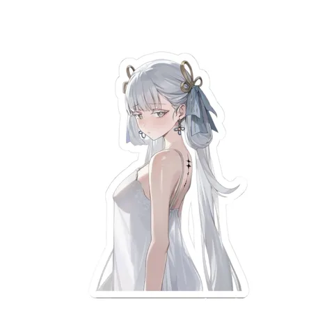 Jinhsi White Slip Dress sticker