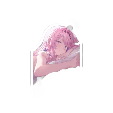 Denia Resting On Pillow sticker