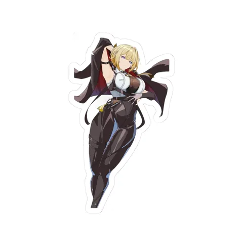 Evelyn Chevalier Draped Coat sticker