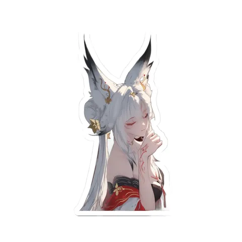 Hsin Fox Ears — Sticker sticker