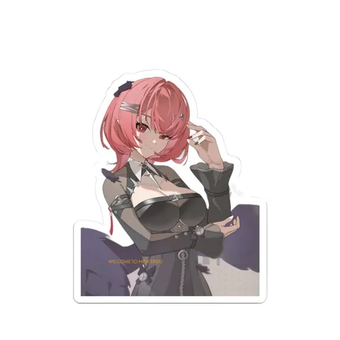 Remielle Dan Black Outfit — Sticker sticker