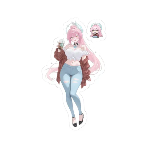 Aemeath Casual Outfit sticker