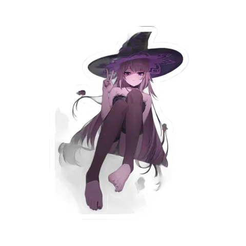 Herta Witch Hat — Sticker sticker