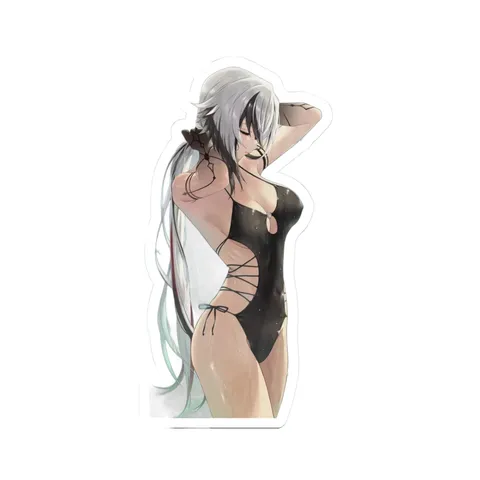 Arlecchino Cutout Swimsuit — Sticker sticker