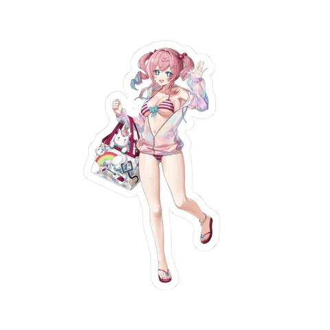 Hyacine Striped Bikini — Sticker sticker