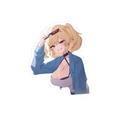 Burnice White Casual Outfit — Sticker sticker
