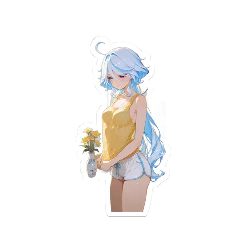 Furina Casual Summer Outfit sticker