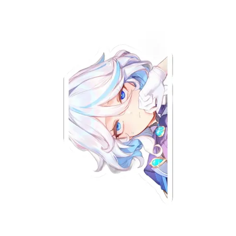 Furina White Gloves — Sticker sticker