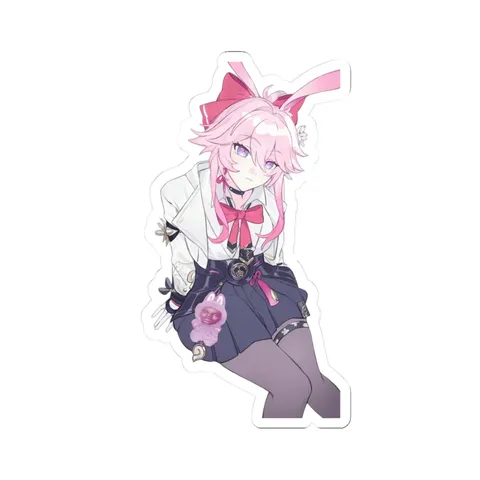 Evanescia Meme Plush Keychain sticker