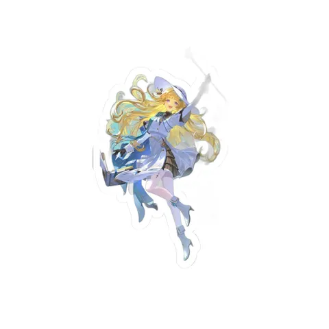 Phoebe Wide Brimmed Hat — Sticker sticker