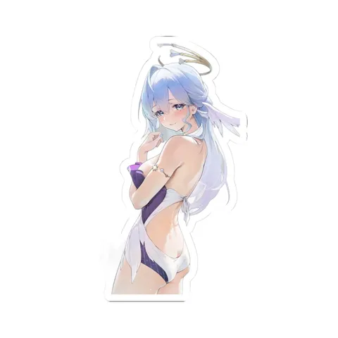 Robin White Purple Swimsuit sticker