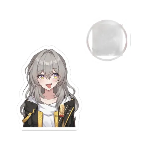 Stelle Blushing Expression — Sticker sticker