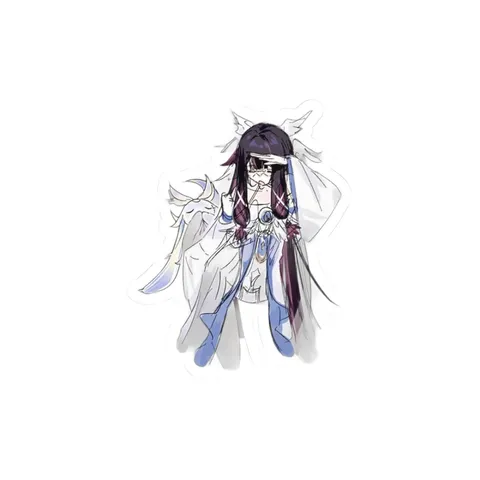 Columbina Angel Wings sticker