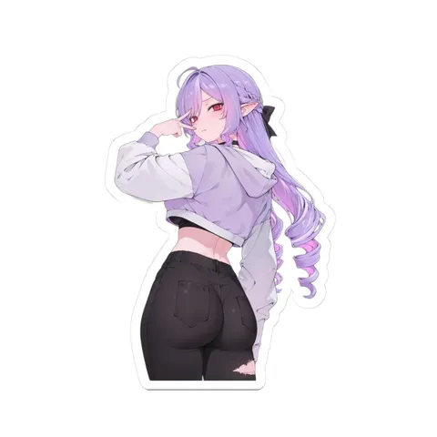 Vivian Lavender Hoodie — Sticker sticker