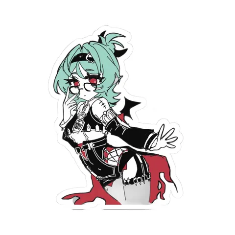 Roxy Ifrita Pryce Bat Wing Accents — Sticker sticker