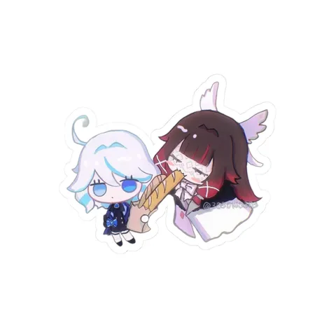 Furina Columbina Baguette — Sticker sticker