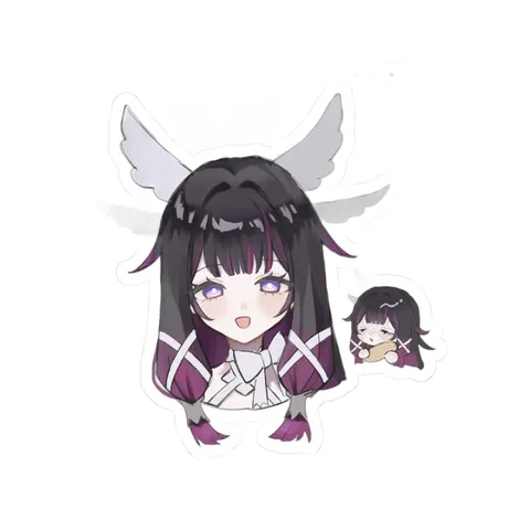 Columbina Chibi Art sticker