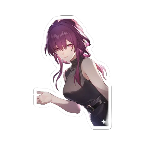Kafka Sleeveless Black Top — Sticker sticker