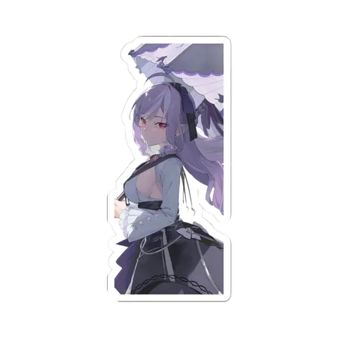 Vivian Banshee Gothic Dress Parasol — Sticker sticker