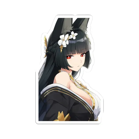 Hoshimi Miyabi White Flowers sticker