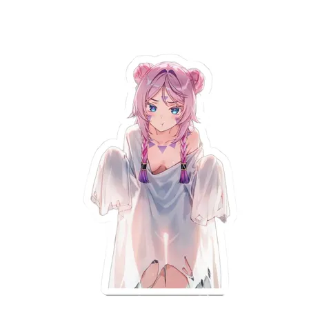 Citlali Pink Twin Buns — Sticker sticker