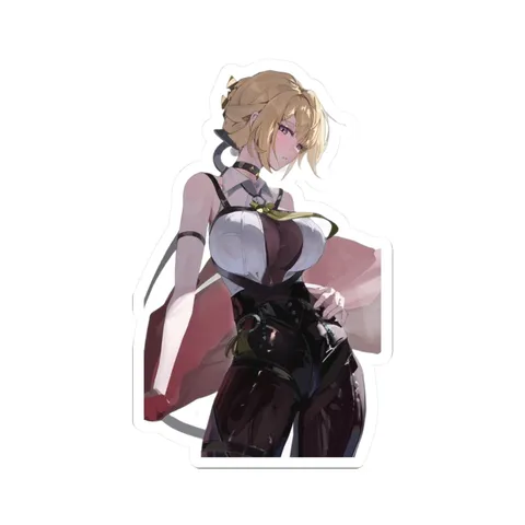 Evelyn Chevalier White Shirt Harness sticker