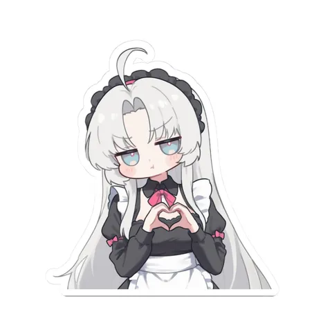 Carlotta Maid Dress sticker