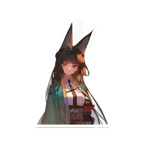Hoshimi Miyabi Teal Jacket — Sticker sticker