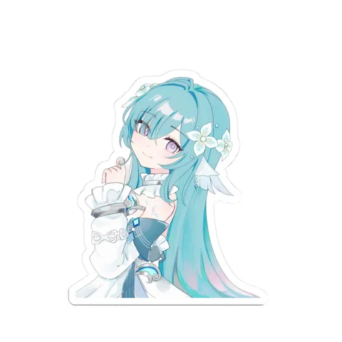 Vodyanitsa Blue White Outfit — Sticker sticker