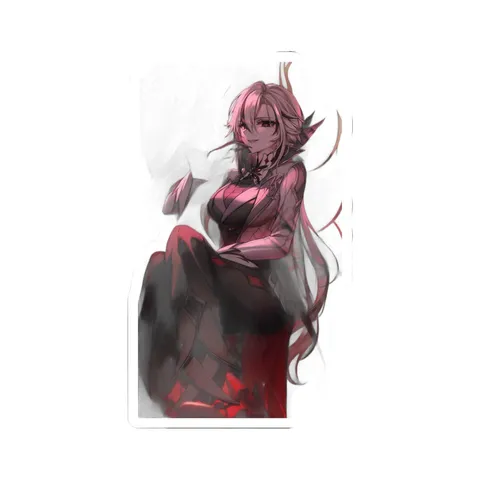 Arlecchino Red Accents — Sticker sticker