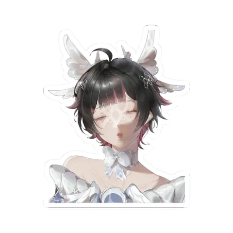 Columbina Short Hair sticker