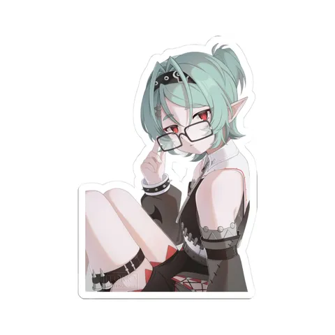 Roxy Punk Outfit — Sticker sticker