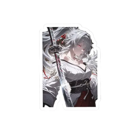 Hiyuki Ornate Katana — Sticker sticker
