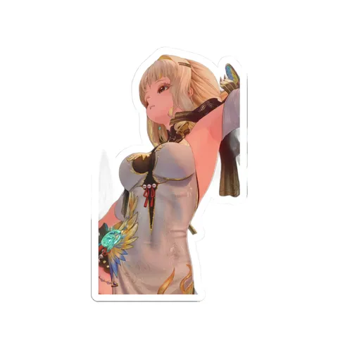 Suisui White Gold Outfit — Sticker sticker