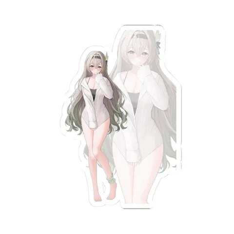 Firefly Oversized White Shirt — Sticker sticker