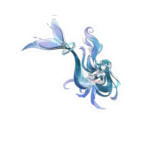 Vodyanitsa Mermaid Tail — Sticker sticker