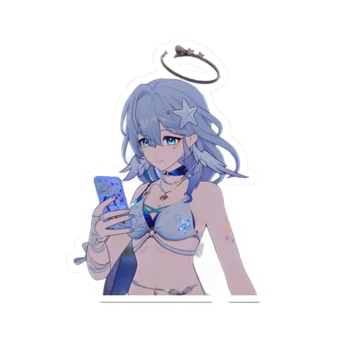 Robin Summeretto Holding Phone — Sticker sticker
