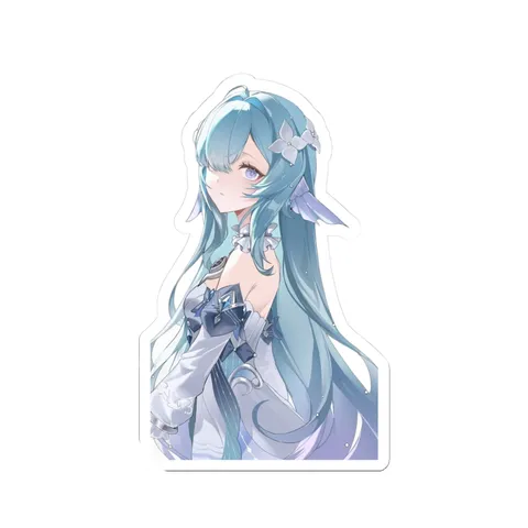 Vodyanitsa Floral Hair Accessories — Sticker sticker