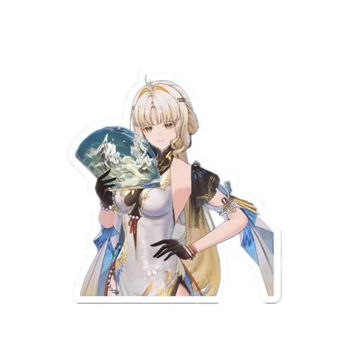 Suisui Folding Fan — Sticker sticker