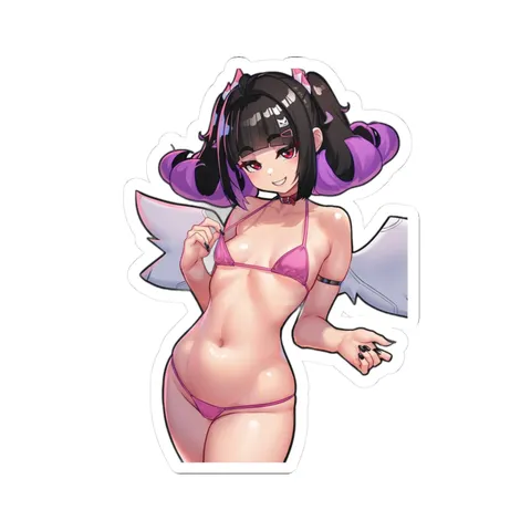 Nangong Yu Pink Bikini — Sticker sticker