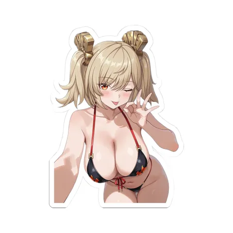 Burnice White Black Bikini — Sticker sticker