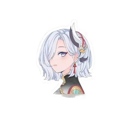 Shenhe Short Hair sticker